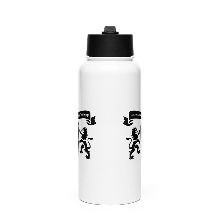 Black HACT logo Water Bottle with Straw product image (2)