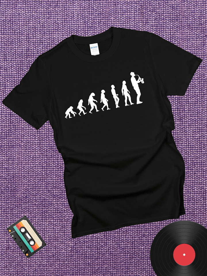 Saxophone Player Evolution T-Shirt product image (1)