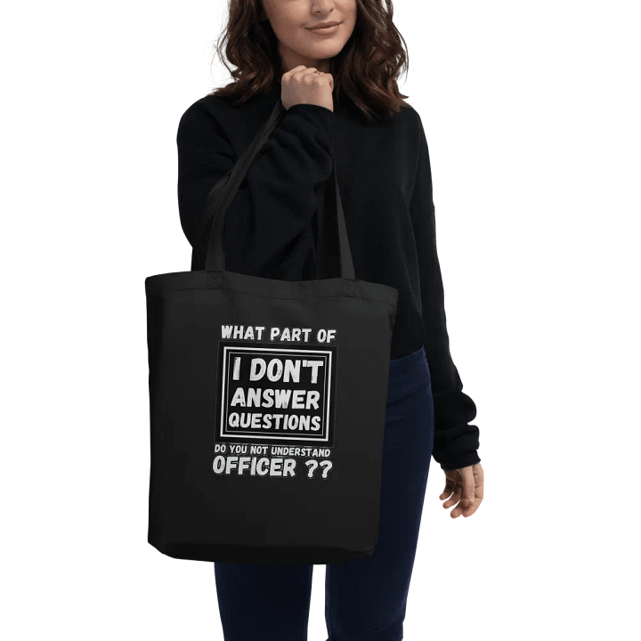 I DON'T ANSWER QUESTIONS product image (3)