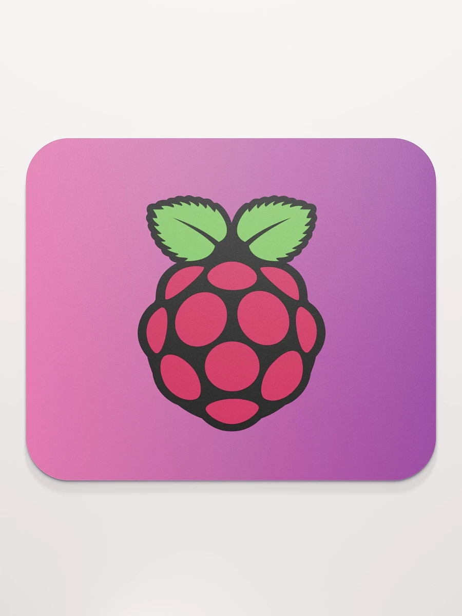 Mouse Pad with Raspberry Pi Icon (Gradient Version) product image (3)