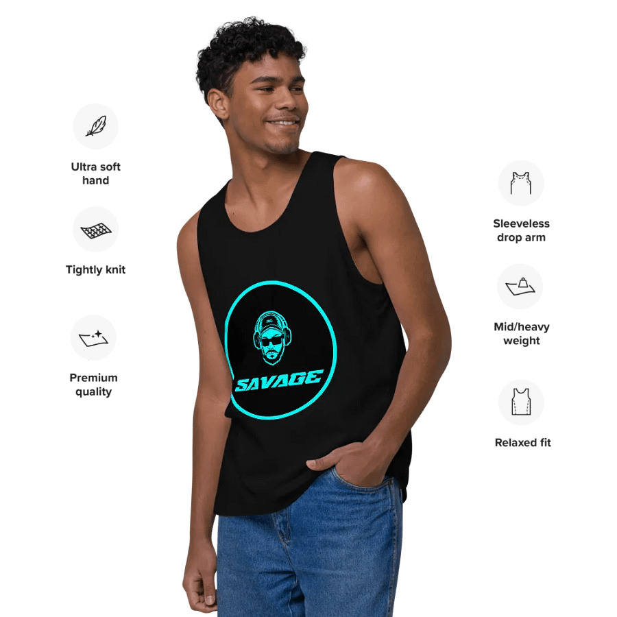 Savage Tank Tee (Black) product image (12)