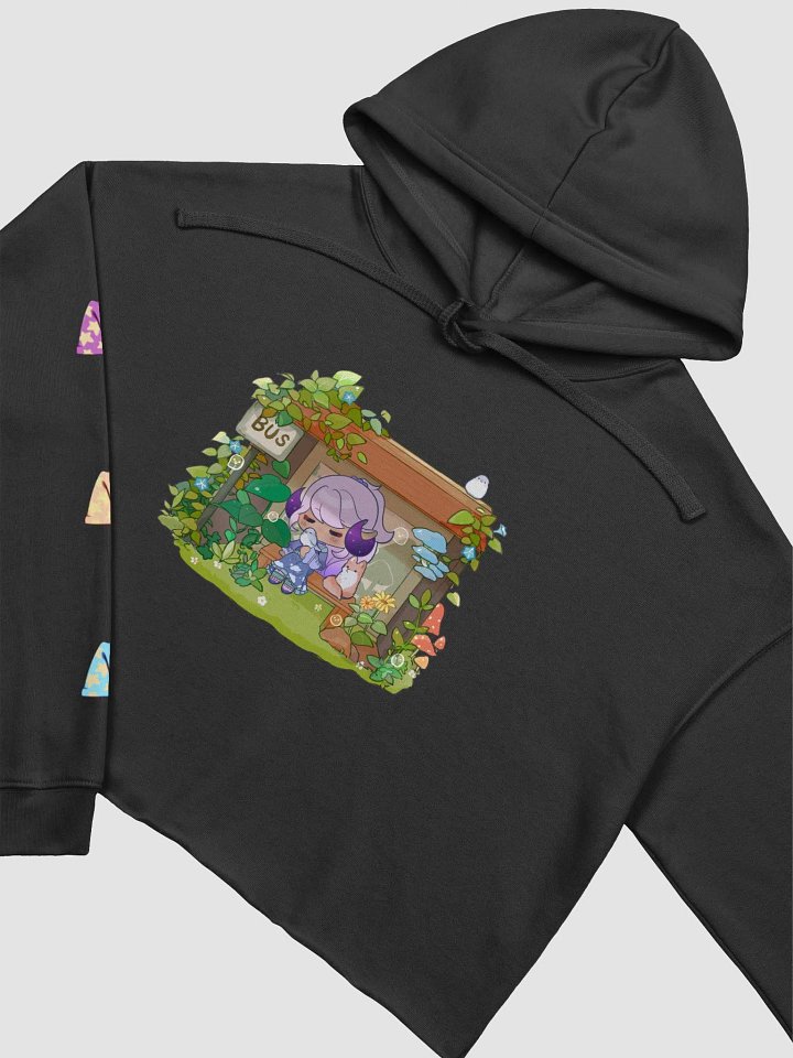 Cozy Bus Stop crop hoodie product image (1)