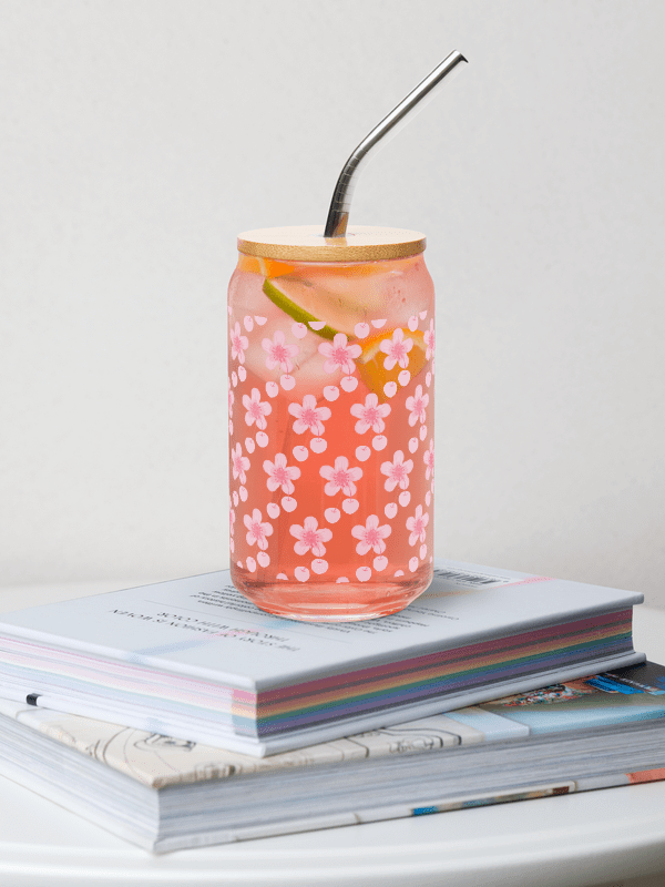 Sakura Cherry Blossom Glass Tumbler product image (7)