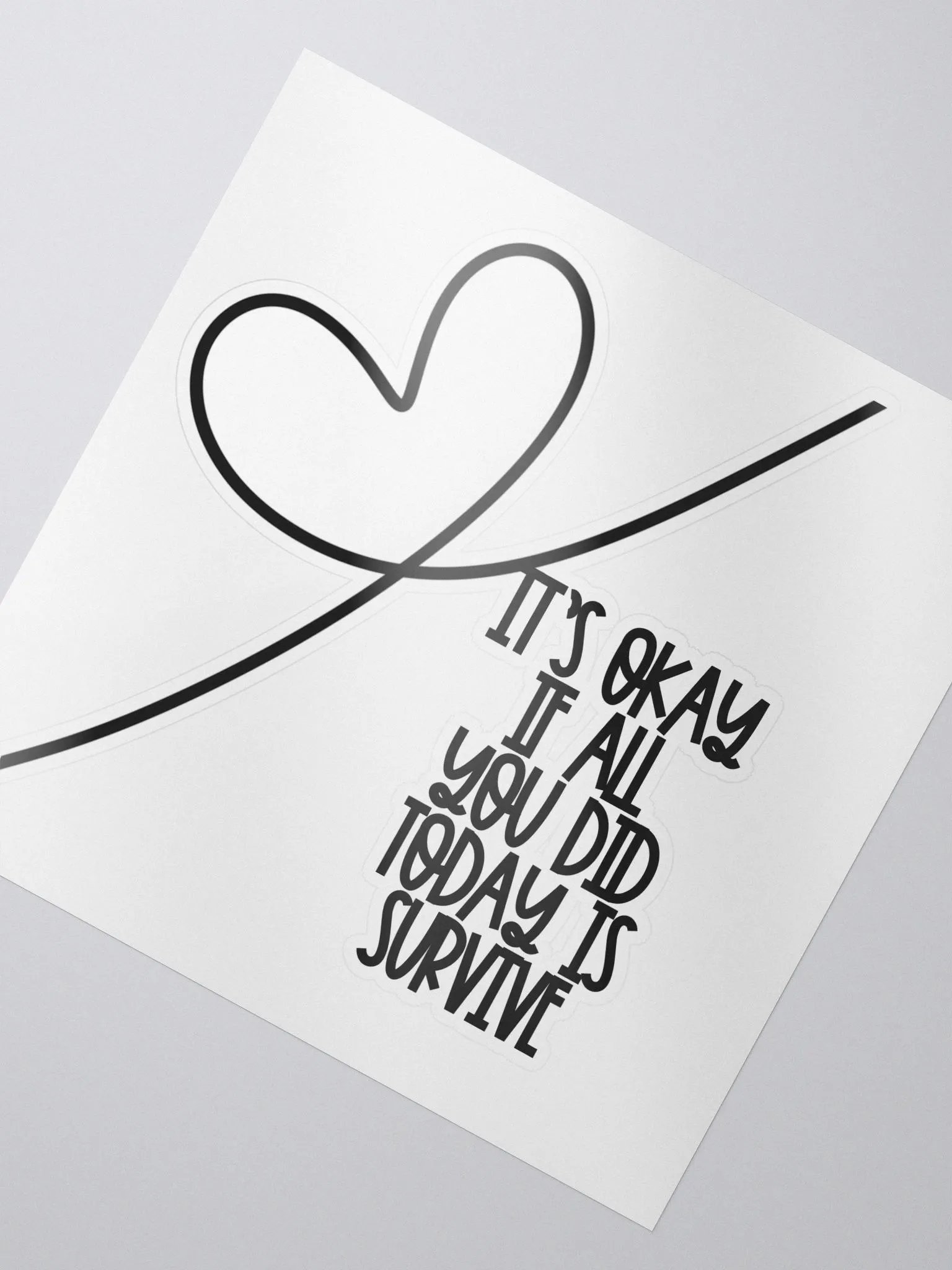 Survive Kiss-Cut Sticker product image (2)