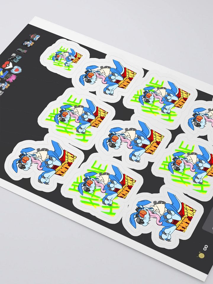 Ripper Roo Crash Bandicoot LMAO/CRAZY emote Sticker Pack (10 pieces) product image (2)