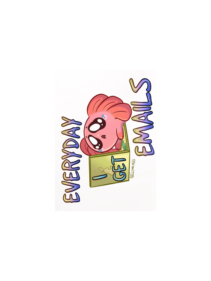 Everyday I Get Emails Spud Wall Art product image (1)