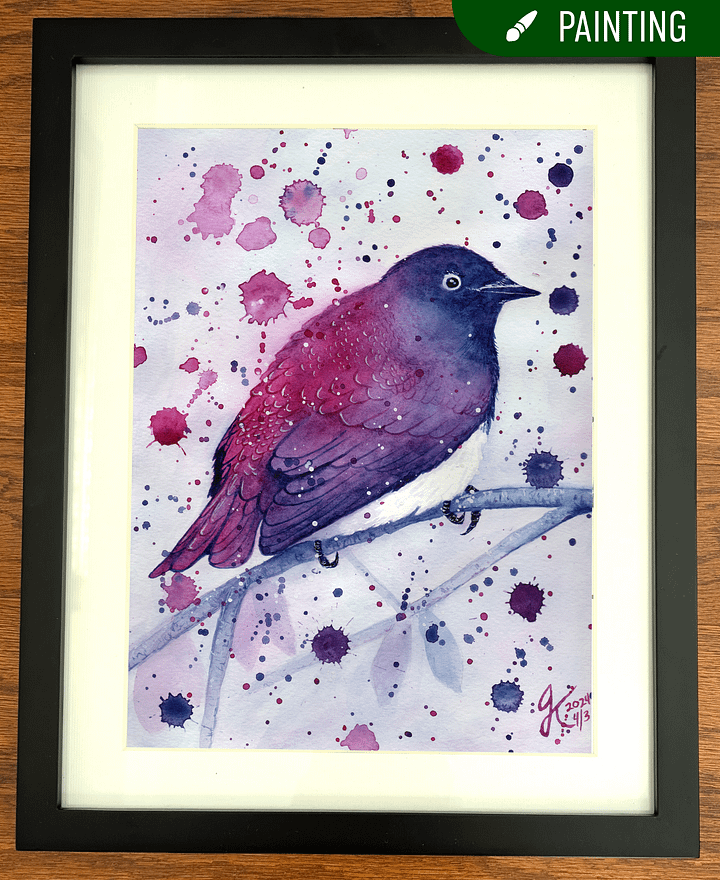 Purple Serenity Bird product image (1)