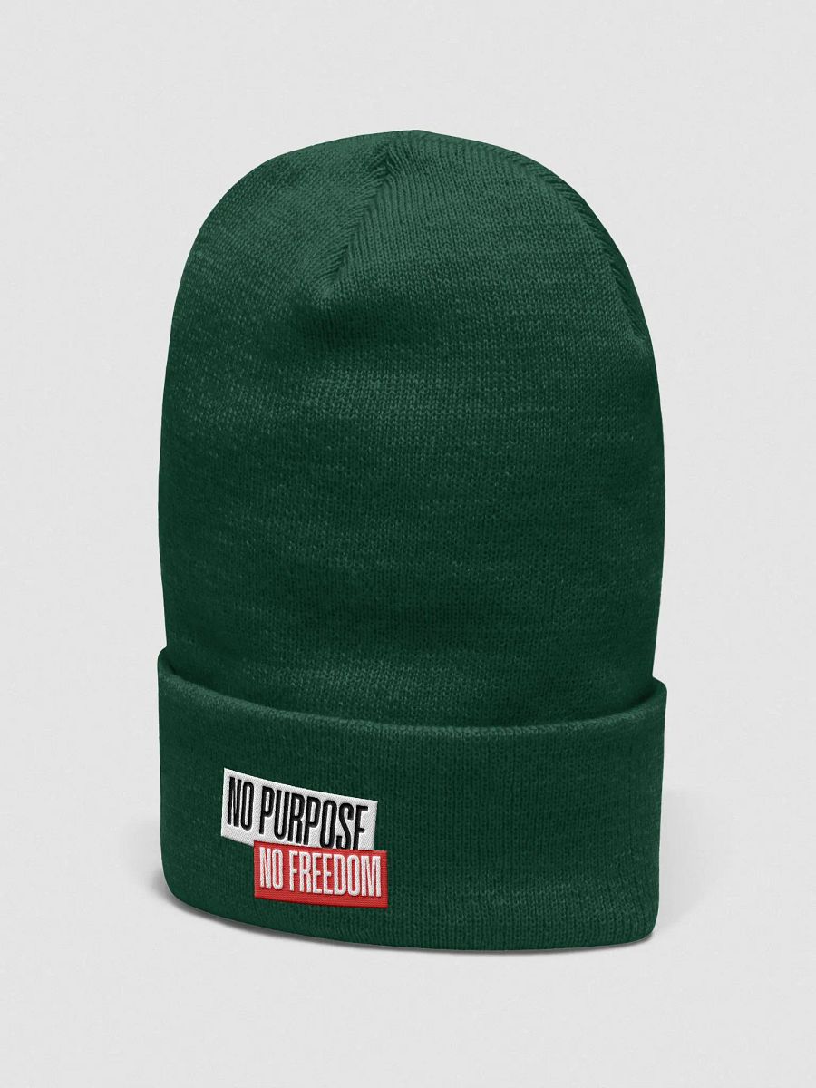 Rebel Spirit Cuffed Beanie | No purpose no freedom product image (3)