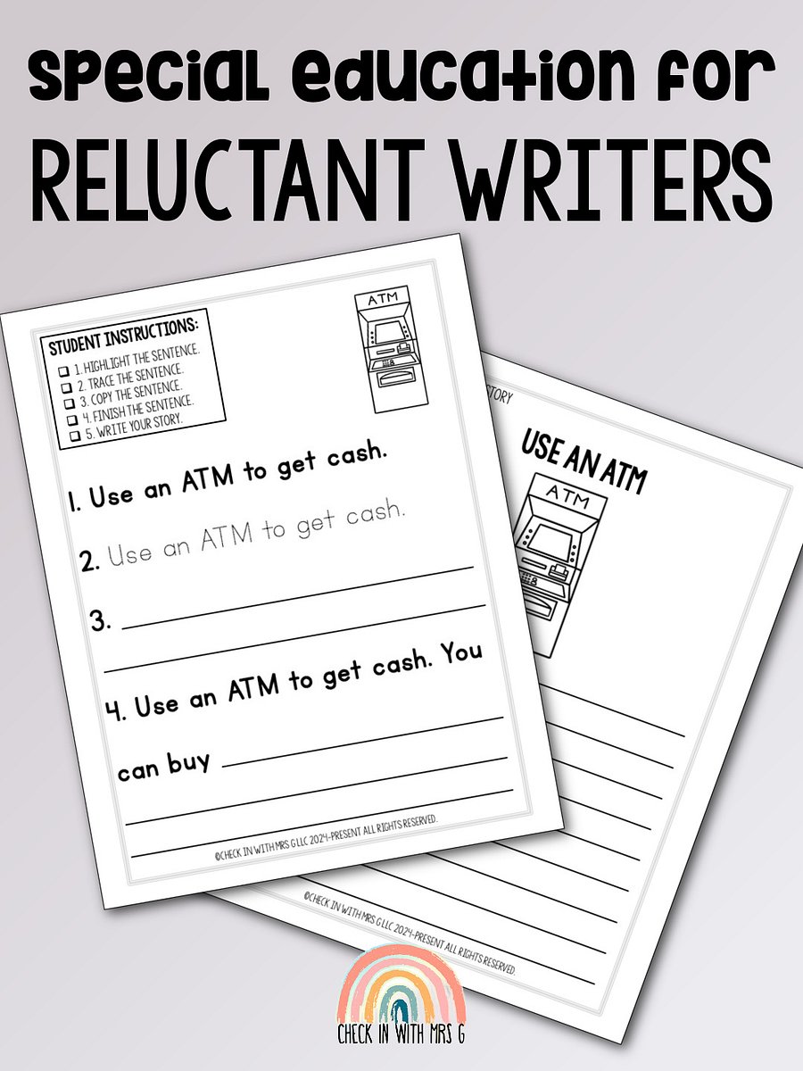 Writing Sentences Workbook: Life Skills Teens and Tweens- Instant Download product image (2)