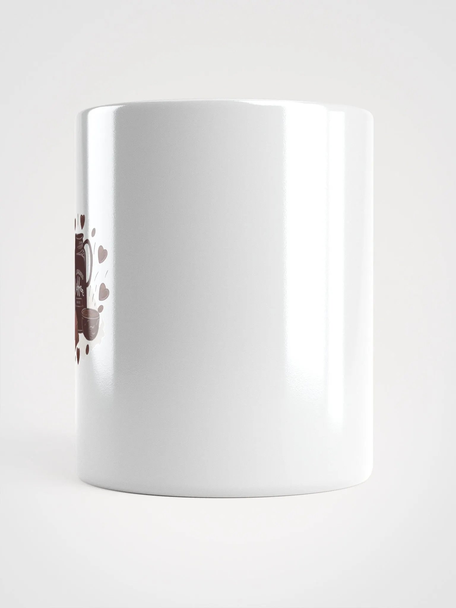 Loraine's Coffee House Brand Logo Glossy Mug product image (5)