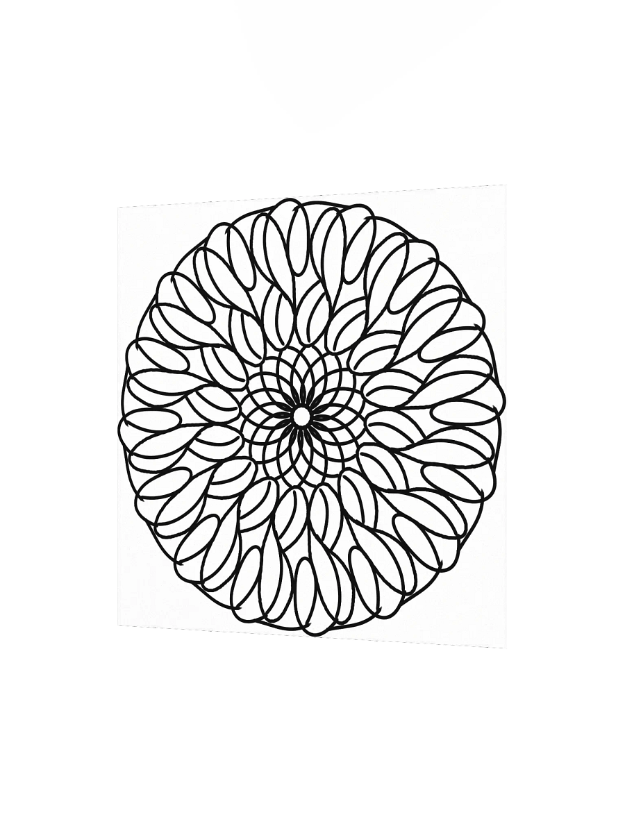 Beautiful Mandala Design Poster: Relaxation and Inspiration product image (6)