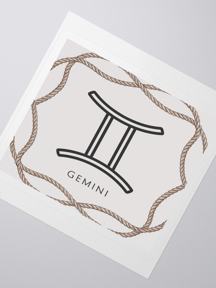Gemini Zodiac Rope Sticker product image (6)