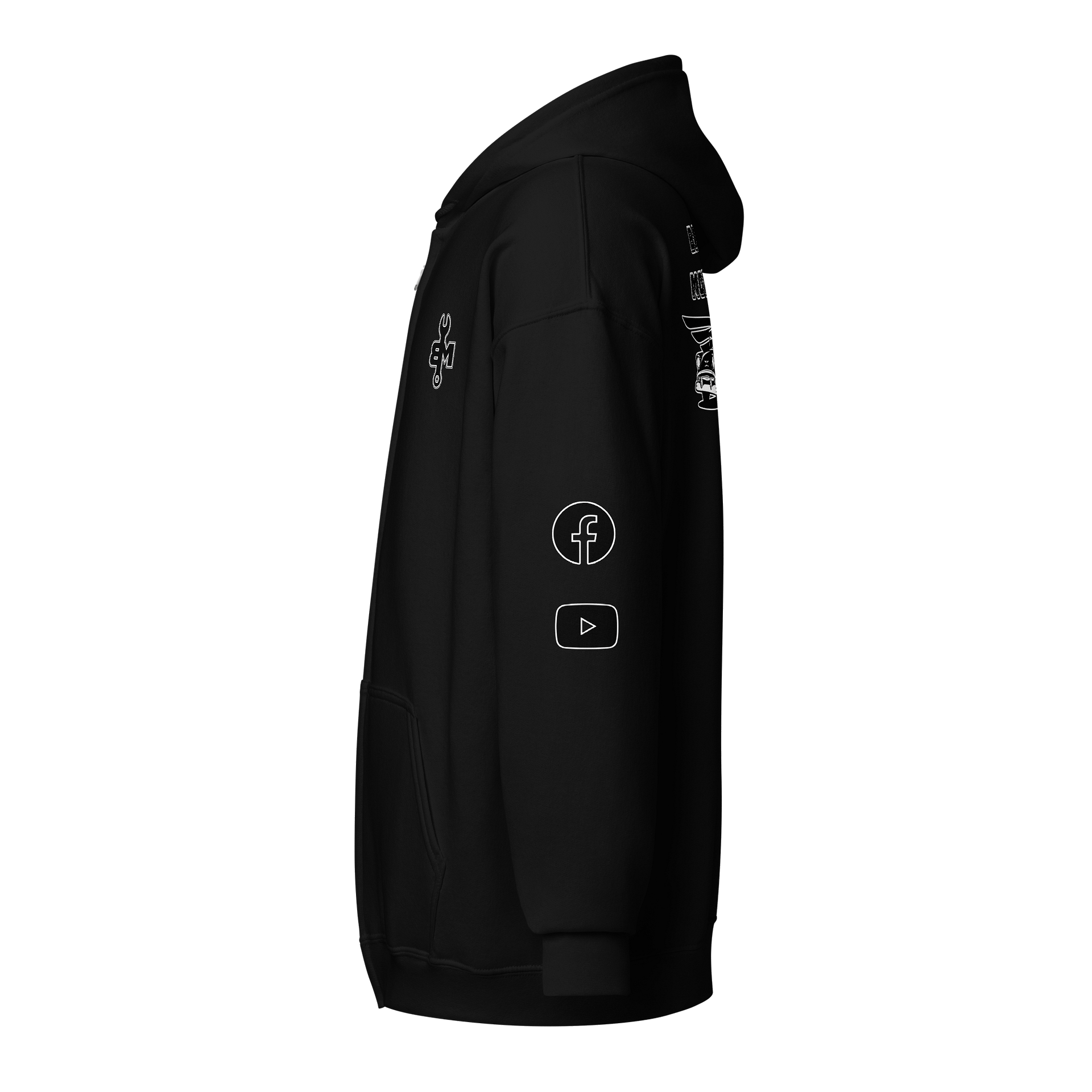 Backyard Motorhead Zip Hoodie product image (3)