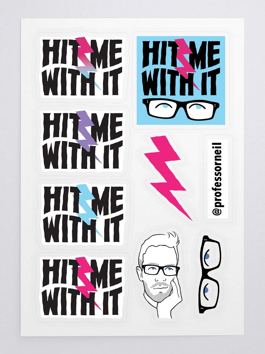 A sheet of stickers! product image (3)