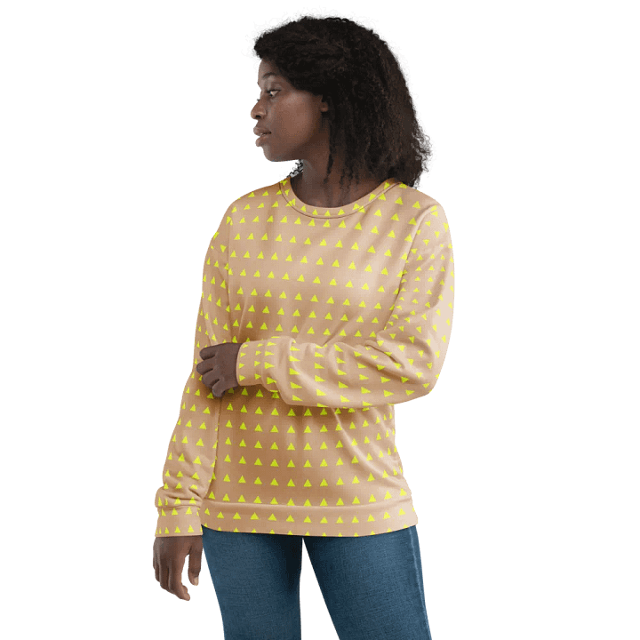 Neon Triangles Yellow Sweatshirt product image (1)