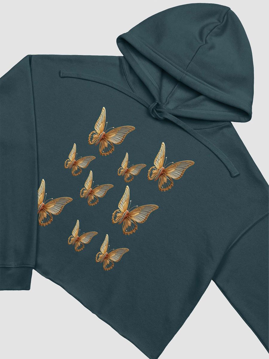 Golden Flutter Crop Hoodie product image (3)