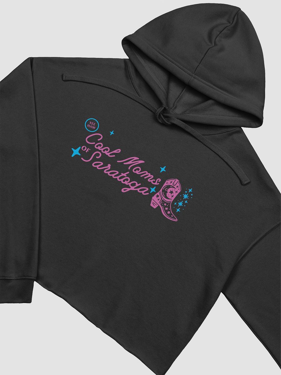 Cool Moms of Saratoga Cowboy Boot Crop Top Hoodie product image (8)