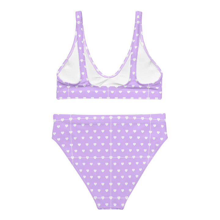 Pastel Heart Seamless Pattern High Waisted Bikini - V3 product image (2)