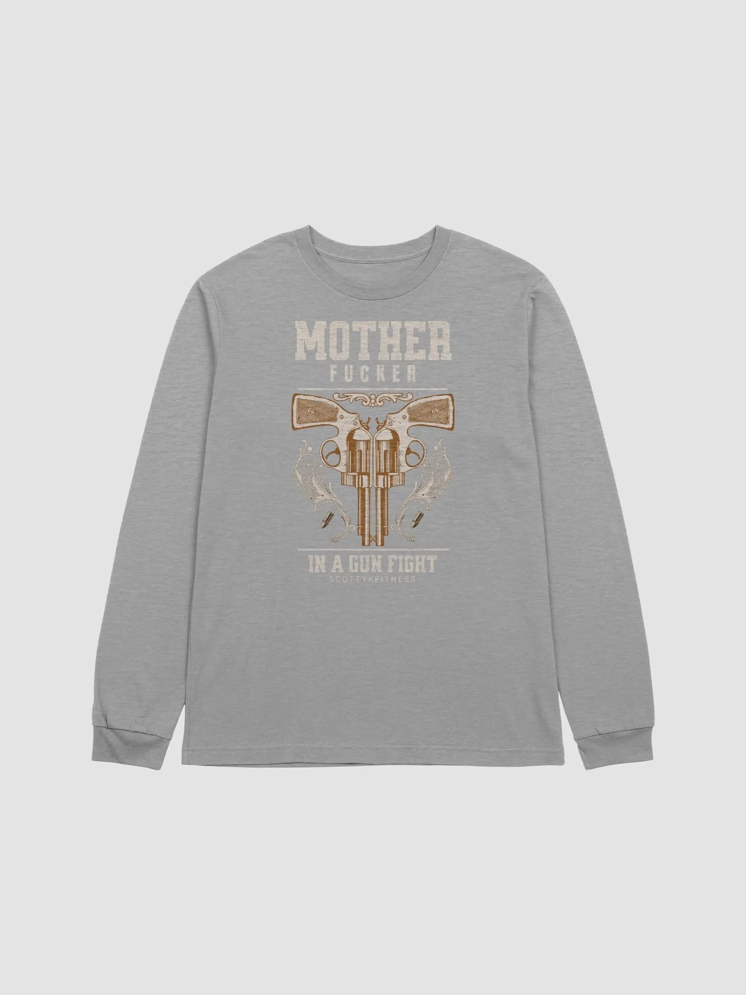 MF in a Gun Fight Unisex Longsleeve product image (8)