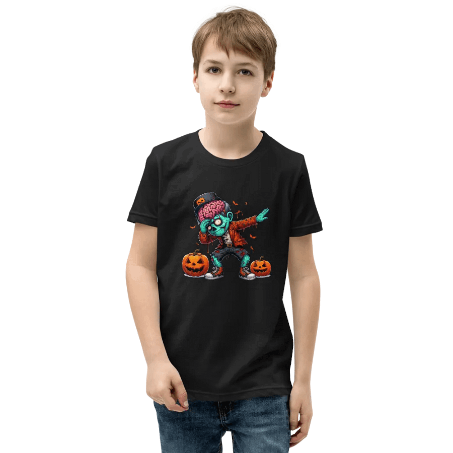 Halloween-Zombie-Boy-Dab-Dance T-Shirt | Fun & Trendy Halloween Tee for Kids product image (1)