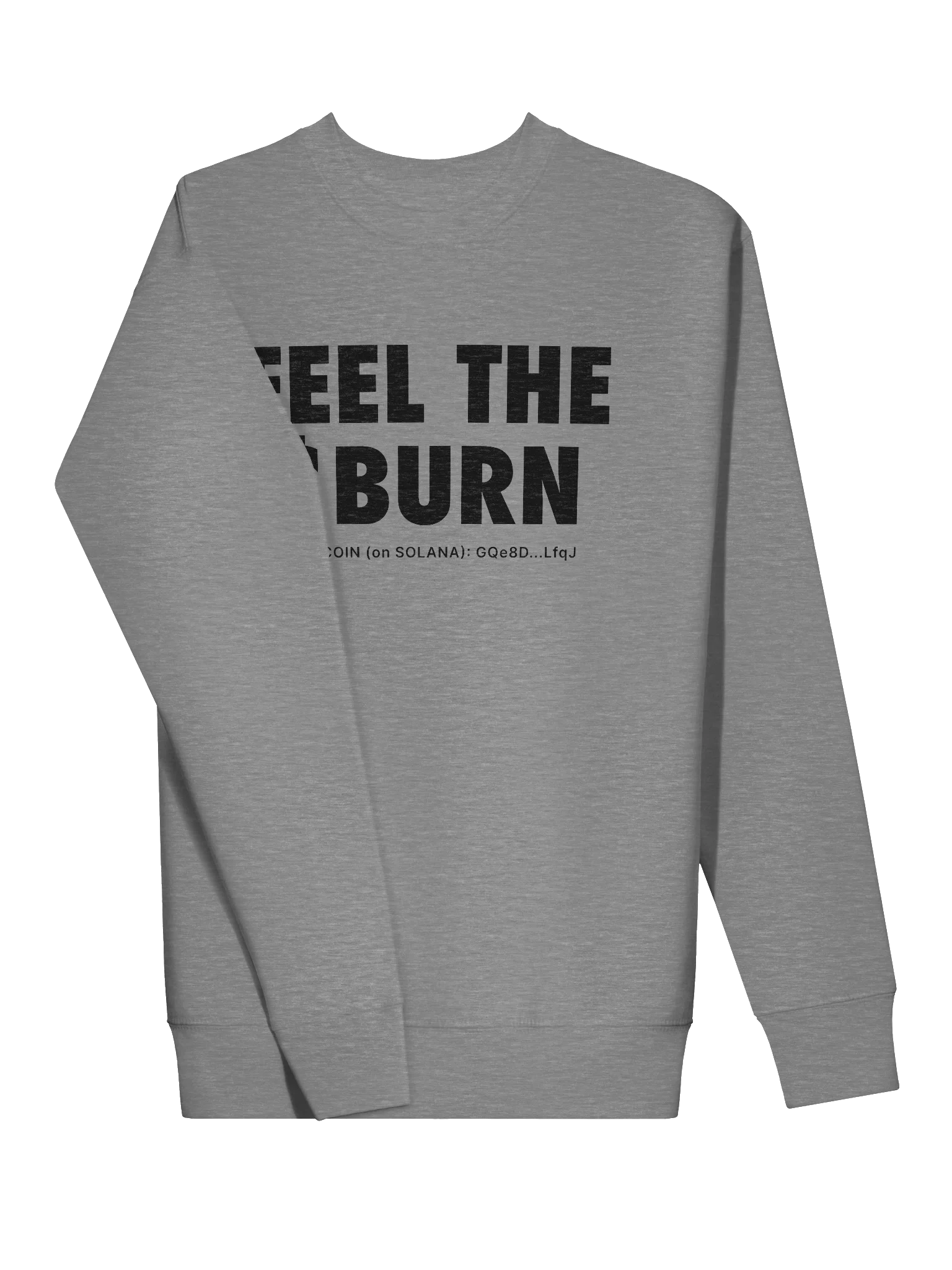 FEEL THE $BURN Sweatshirt - Light product image (5)