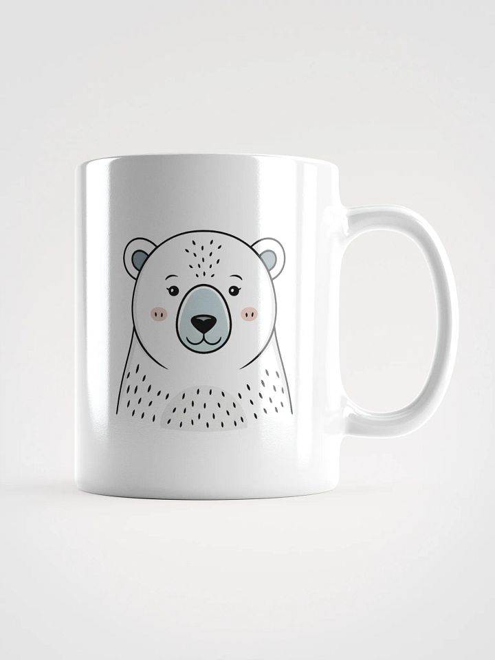 Cute Bear Face Mug | Animal Lover Mug product image (1)