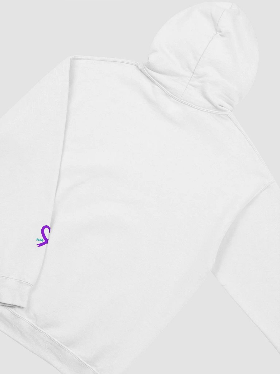 Chronic Pain Warrior Bottom Ribbon Hoodie- Black Print product image (4)