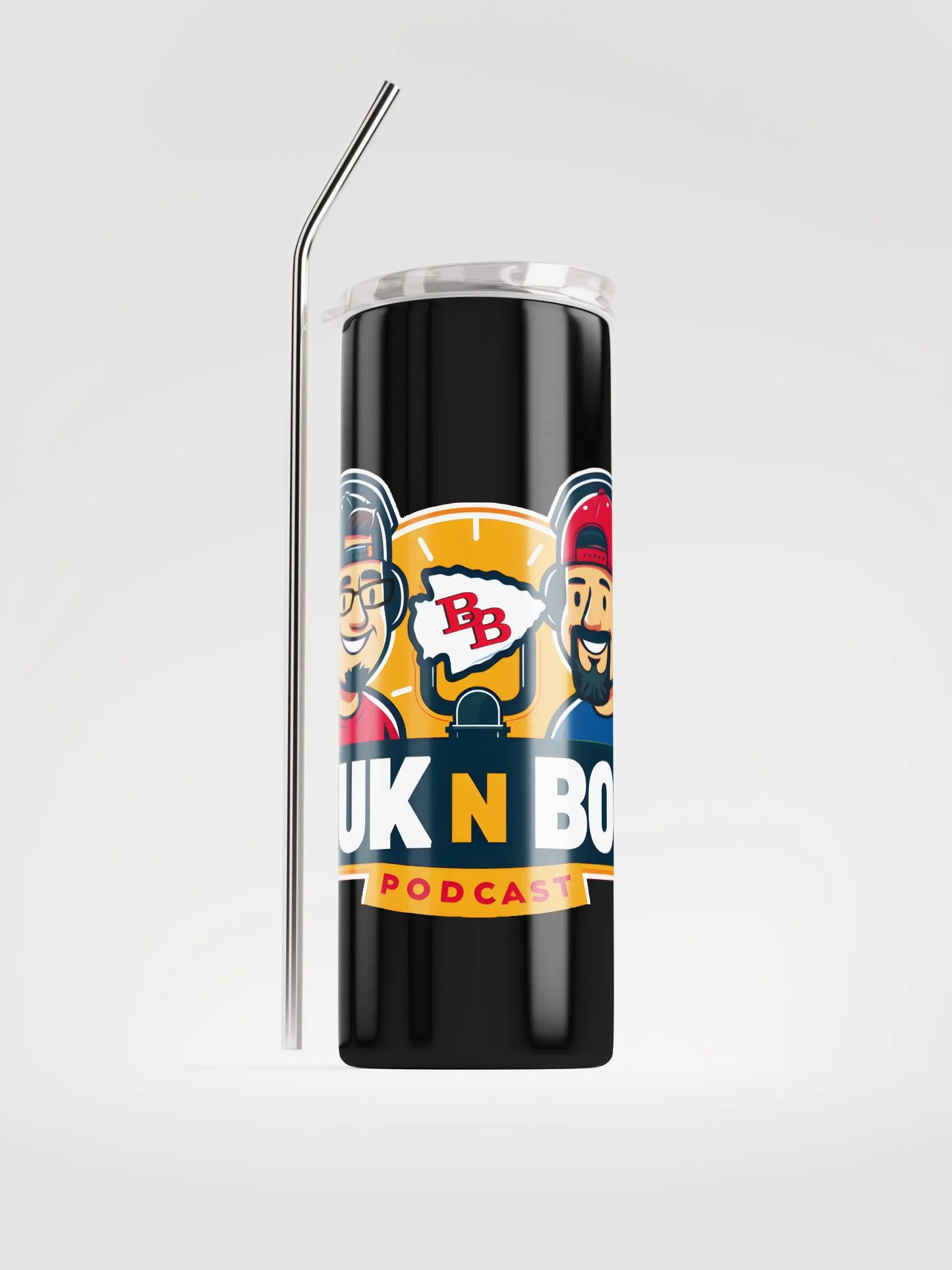 Buk N Bob Podcast Stainless Steel Tumbler product image (1)