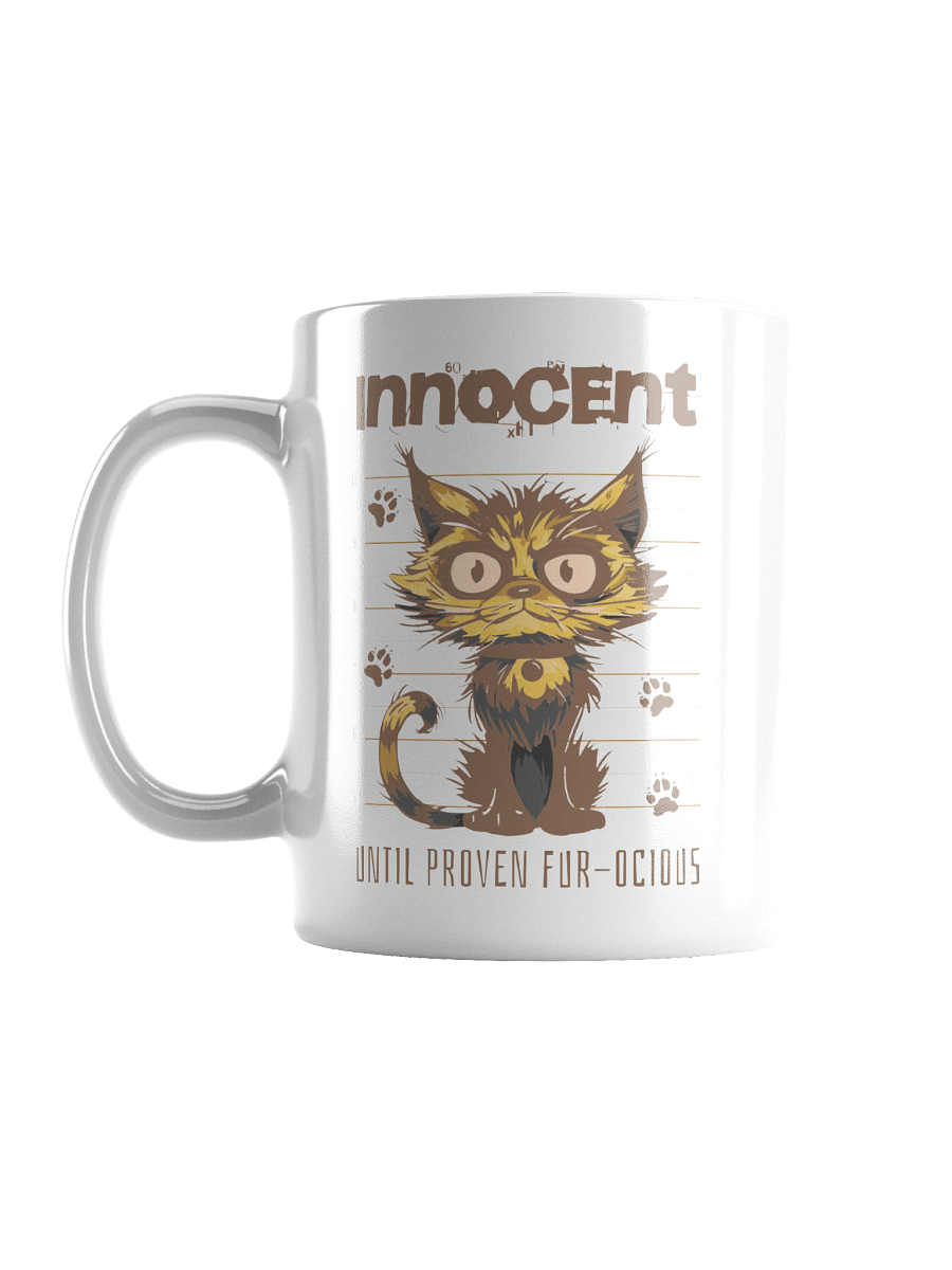 Cat Bandit | White Glossy Mug product image (3)