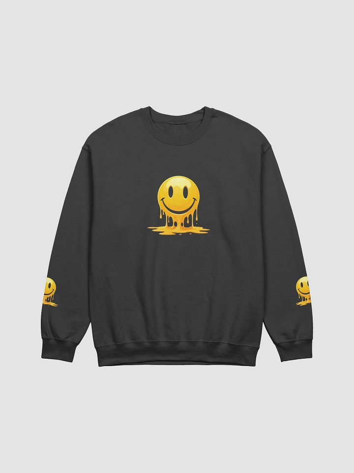 Melting Smiley face Crewneck Sweatshirt product image (2)