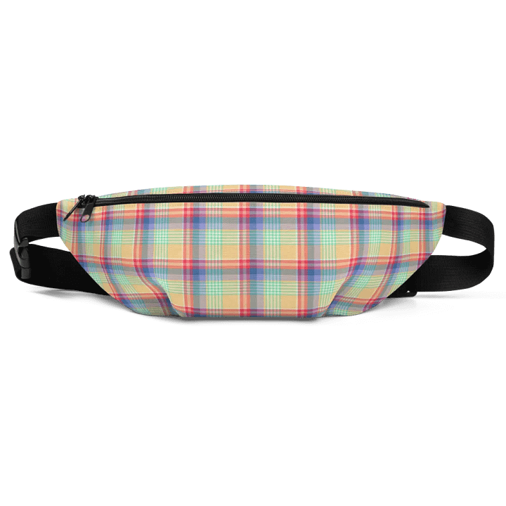 Bright Pastel Plaid Fanny Pack product image (2)
