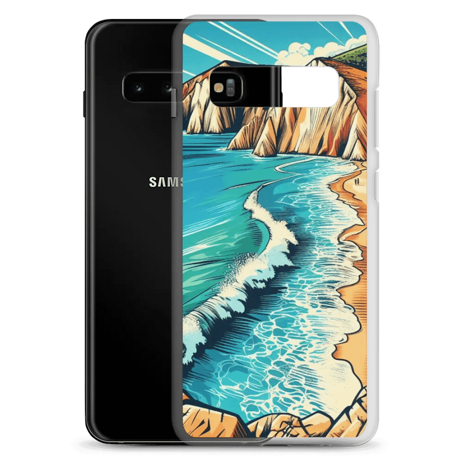 Clear Case for Samsung® | AI Design beach Greece product image (20)