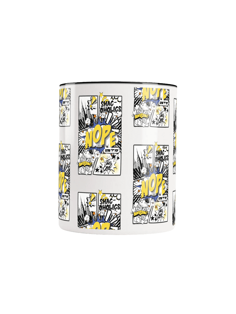 Shac-oholics Comic Blast Mug - Yellow 