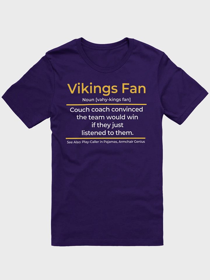 Couch Coach - The Vikings Fan Collection - Unisex T-Shirt product image (2)