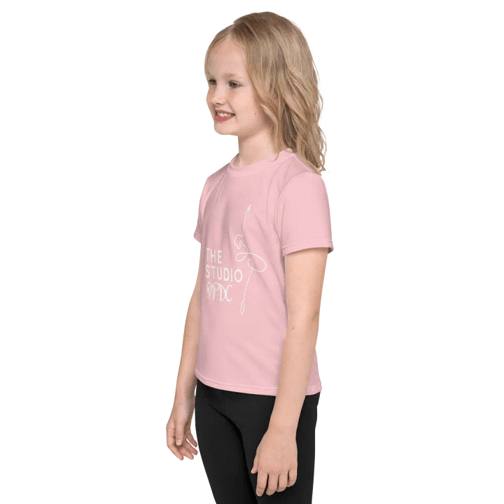 Kids T-Shirt | Light Pink with White Logo product image (2)