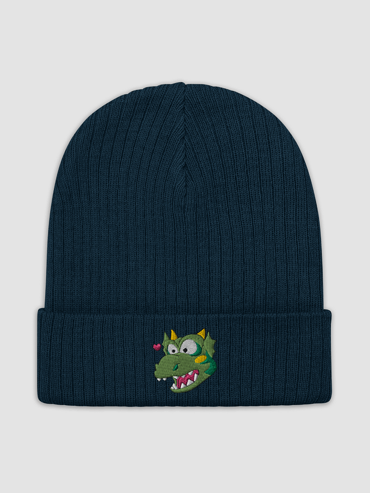Love Dragon Green Recycled Cuffed Beanie product image (2)