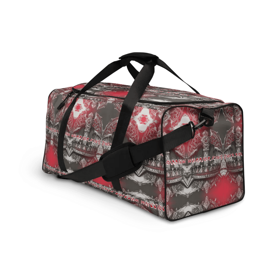 Warrior King All-Over Print Duffle Bag product image (10)