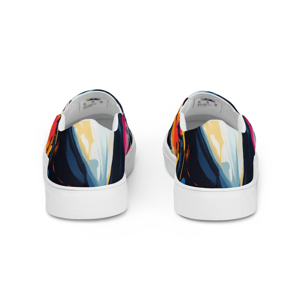 The literal tuxedo cat, women's slip on canvas shoes product image (4)