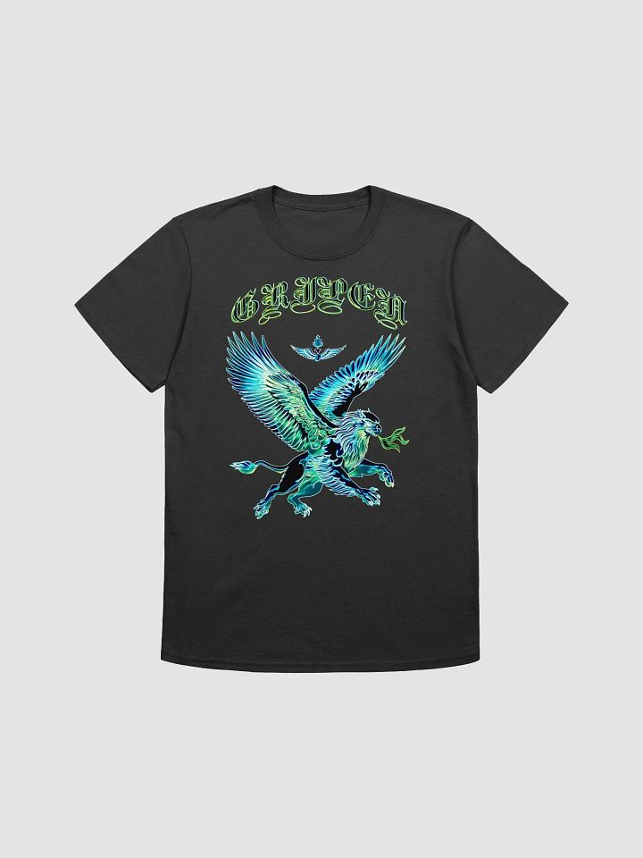 Gripen Flying Blue//Griffin/Gildian 64000 Unisex Softstyle T-Shirt by Gildan Printed on demand (DTFX) by DUBOW product image (1)