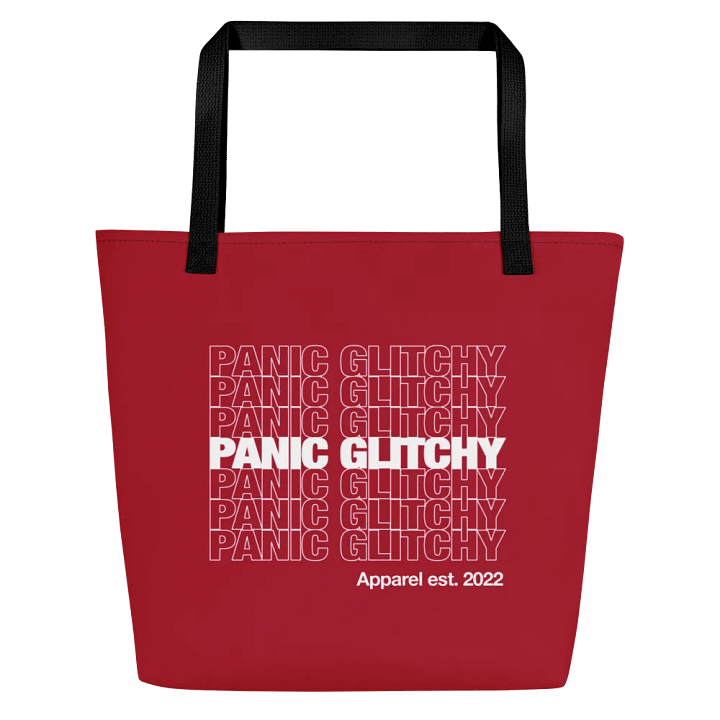 Panic Glitchy Grocery (white edition) Tote Bag product image (2)