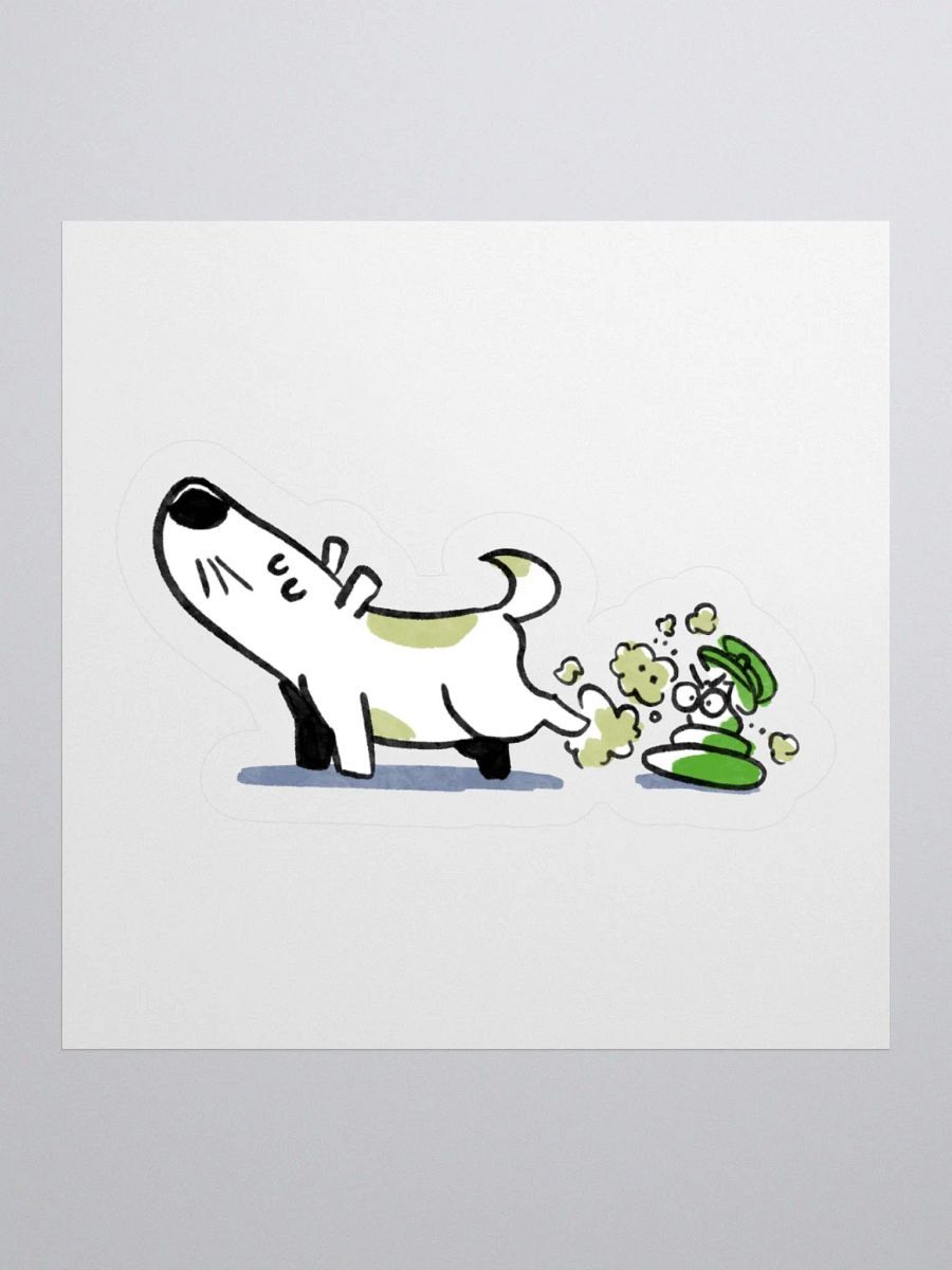 Just a Pup Poop | Kiss Cut Stickers product image (1)