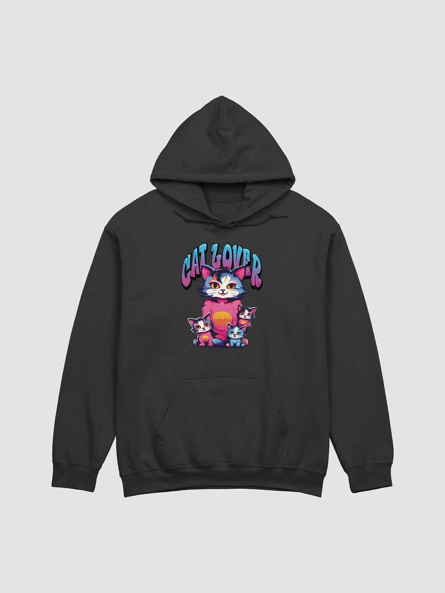 Cat Lover Funny Gildan Classic Hoodie - Cute and Colorful Mom Cat and Kittens Design - Perfect Gift for Cat Enthusiasts product image (1)
