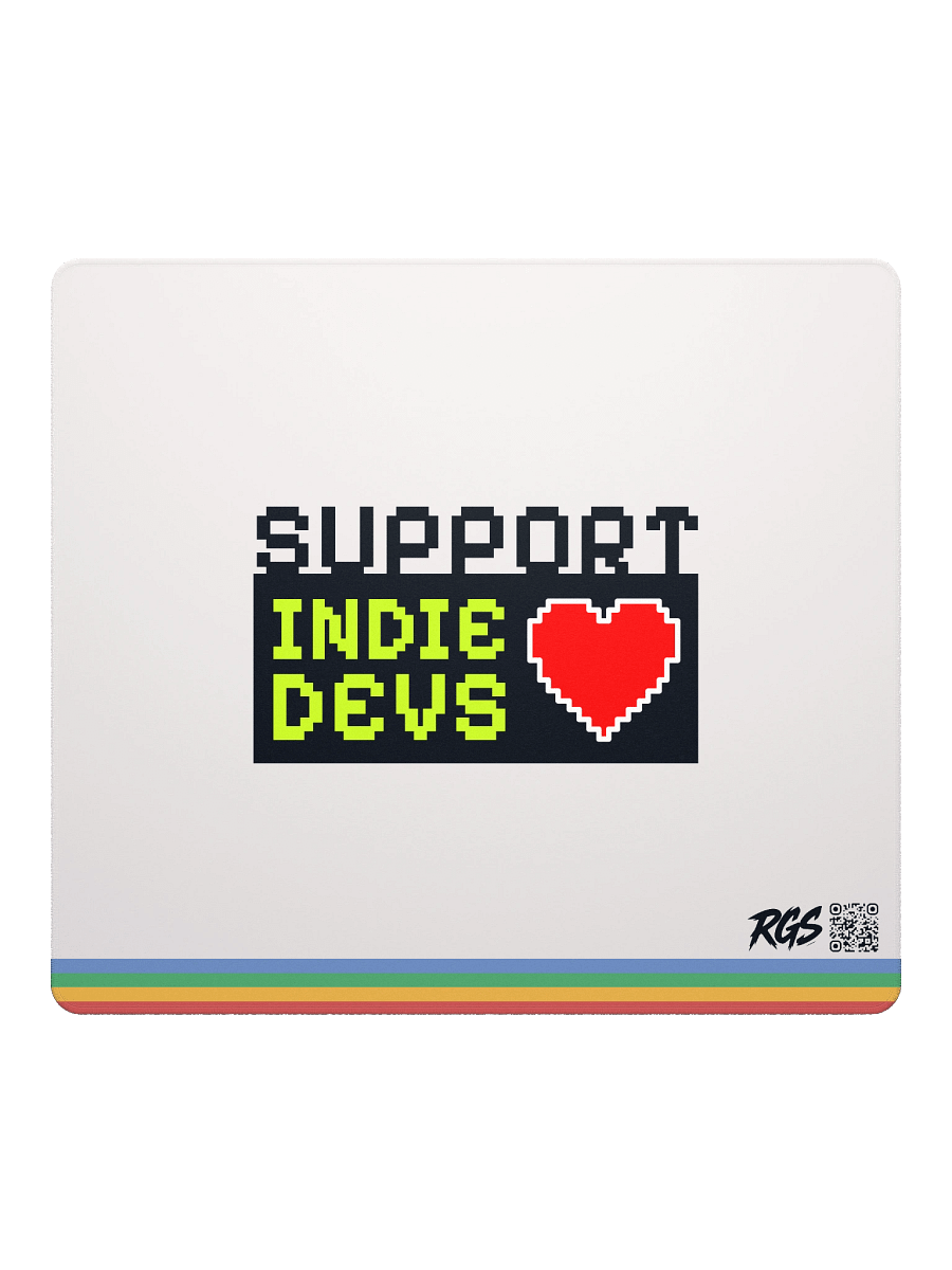 Support Indie Devs Mouse Pad – Gaming Desk Mat product image (2)