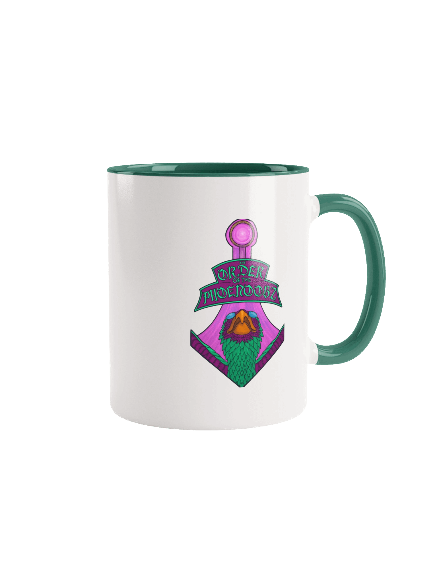 The Order of the Phoenoobz Team Ceramic Mug with Color Inside product image (4)