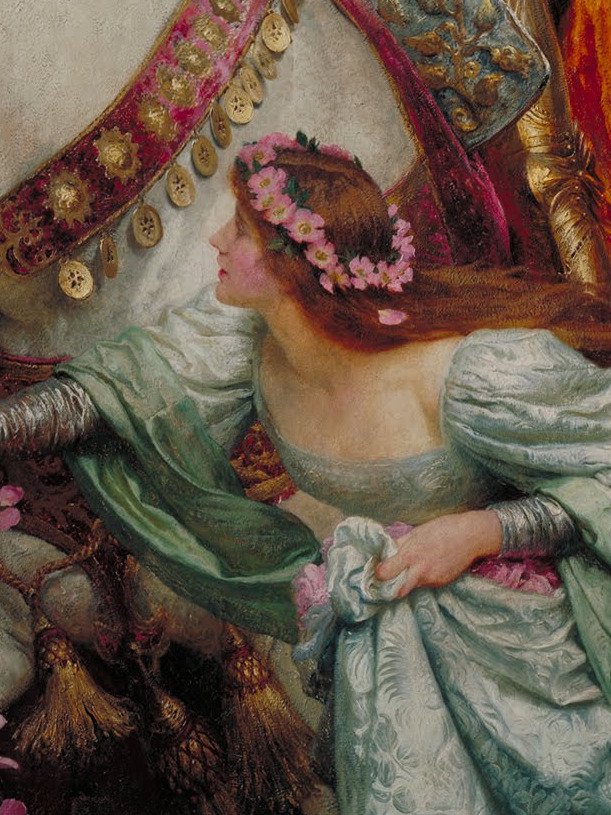 The Two Crowns by Francis Dicksee Print product image (5)