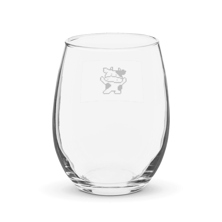 Celestial Cow Stemless Wine Glass product image (2)