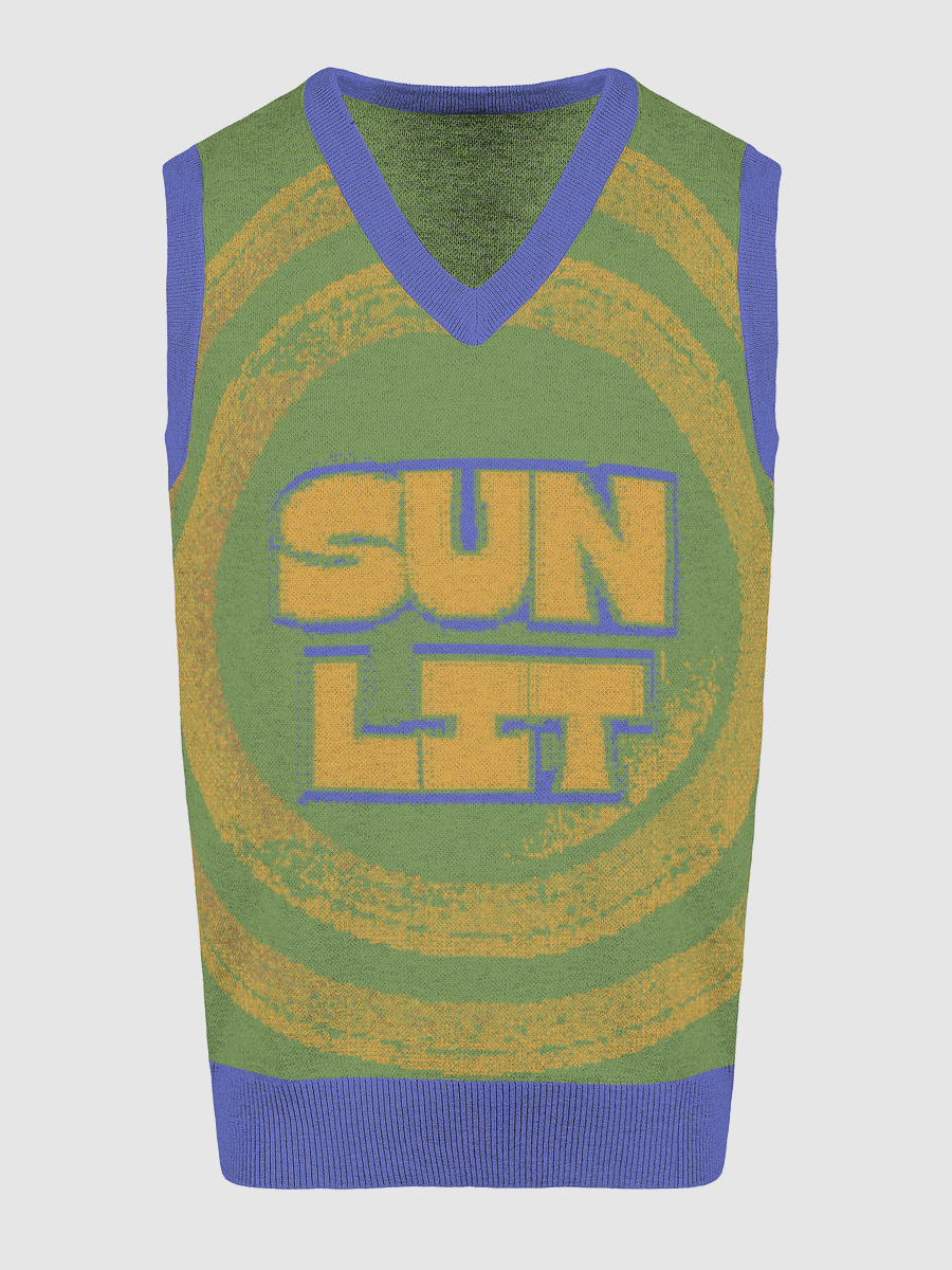 SUN LTT Knitted V-Neck Vest product image (14)