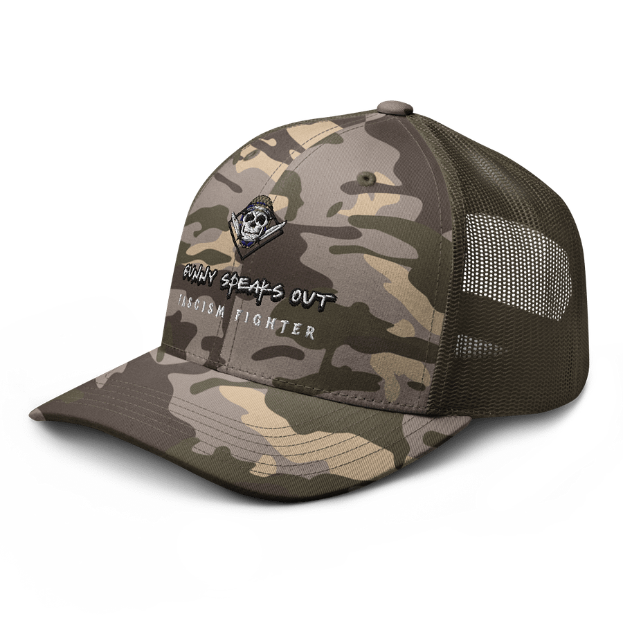 Skull & Knives Camo Trucker Hat product image (4)