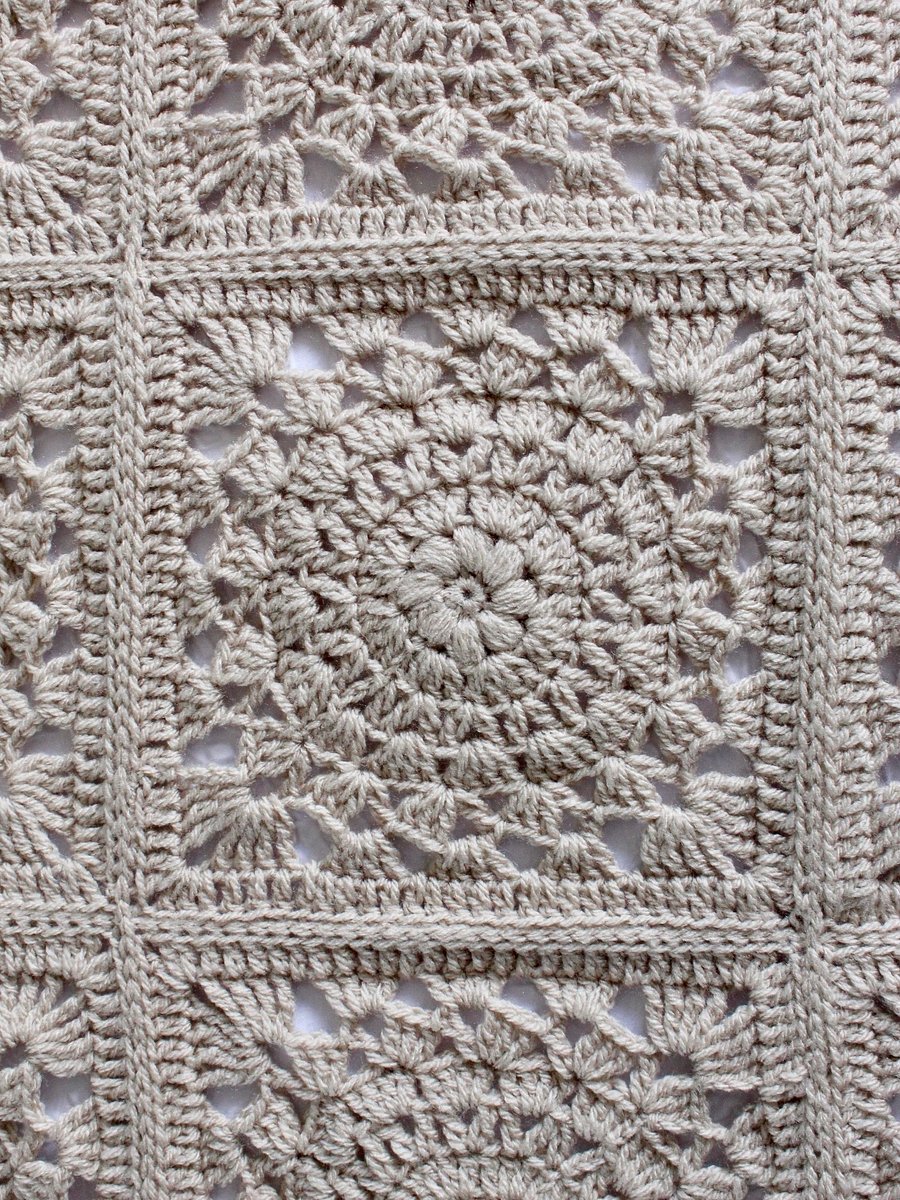 Lace Crochet Squares Blanket Pattern eBook product image (9)