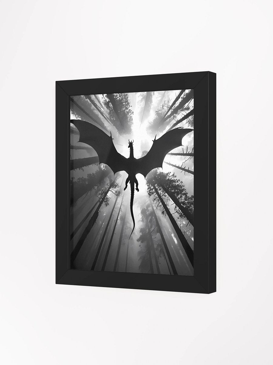 Mystical Dragon Silhouette Framed Poster product image (4)